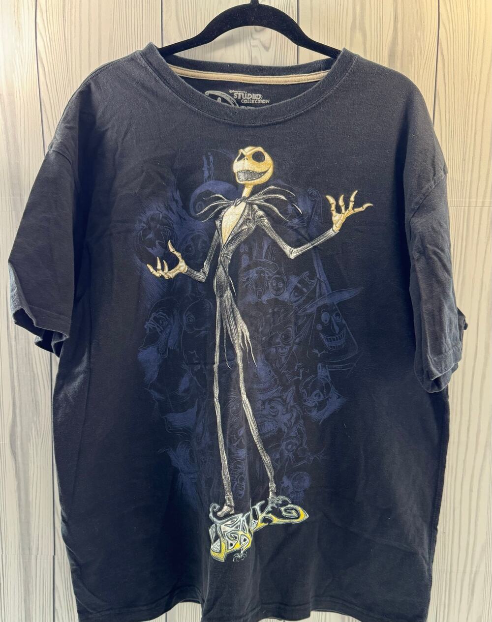 Nightmare B4 Christmas XXL Jack Skellington T Shirt Disney Studio Collection